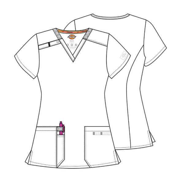 Топ женский Dickies DK615, зеленый, XL - фото 4