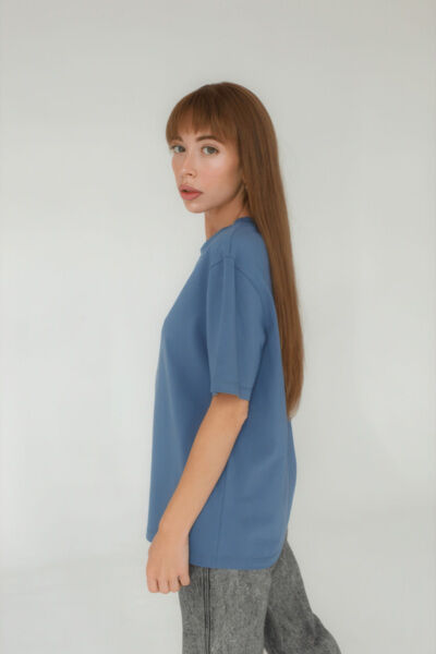 Футболка женская Тезис, синий, 50-52 - фото 2