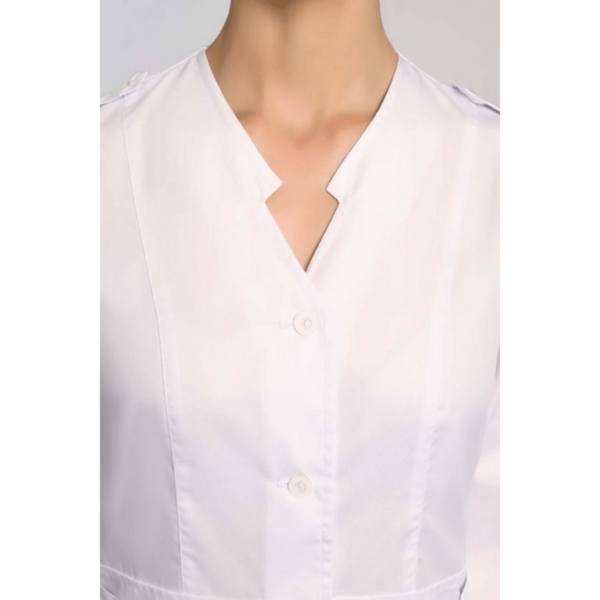 Халат женский 249 Satory, 3/4 рукав, белый, 48 - фото 3