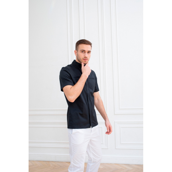 Туника мужская Dr. Nice, на молнии, черный, 56 - фото 2