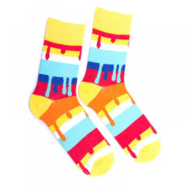 Носки мужские, "Краски", желтый, 41-45