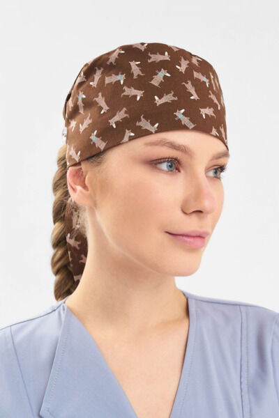 Шапочка медицинская Тезис TZ002, принт 