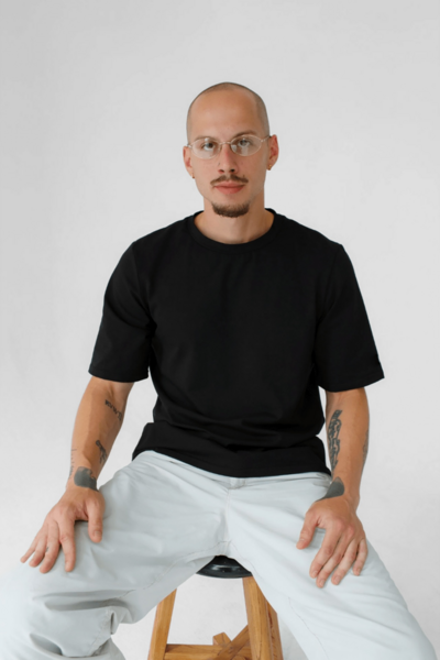 Футболка мужская Тезис TZ510, черный, 46-48