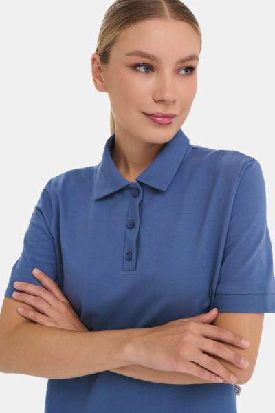 Поло женское Тезис TZ050, серо-голубой, 46 - фото 1