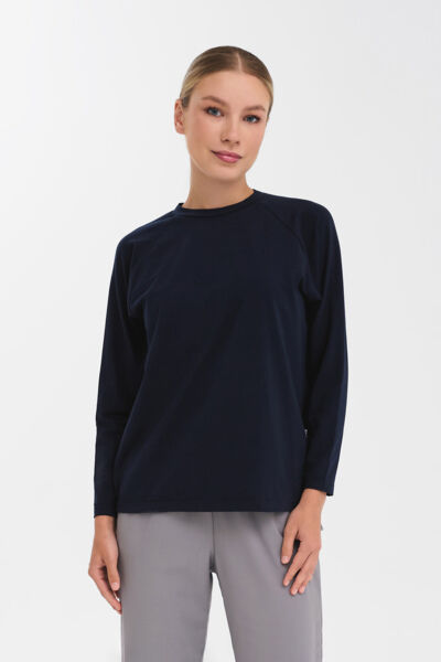 Лонгслив женский Тезис TZ112, темно-синий, 48