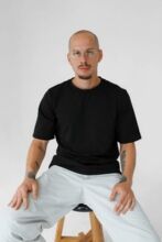 Футболка мужская Тезис TZ510, черный, 54-56