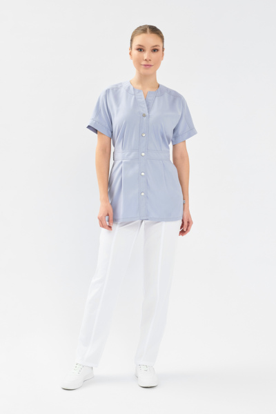 Рубашка женская Тезис TZ462, серый, 44 - фото 1