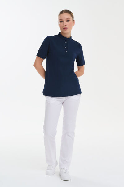 Поло женское Тезис TZ060, темно-синий, 46 - фото 5