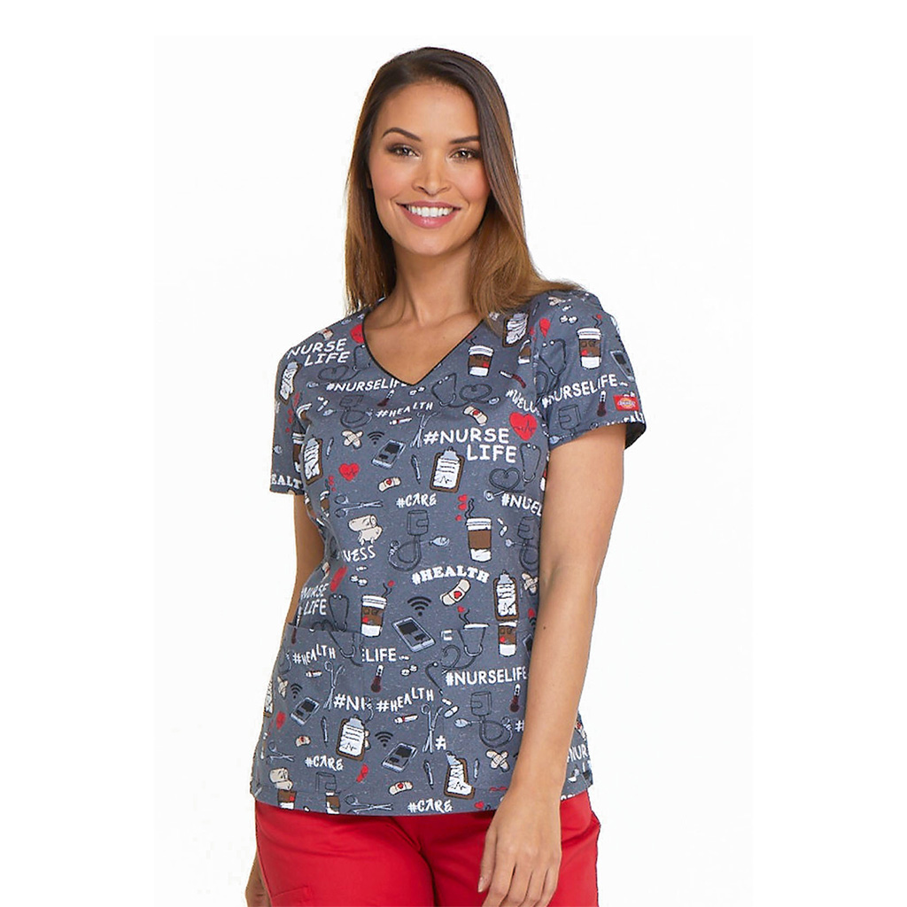 Топ женский Dickies DK700, жизнь медсестры, XS
