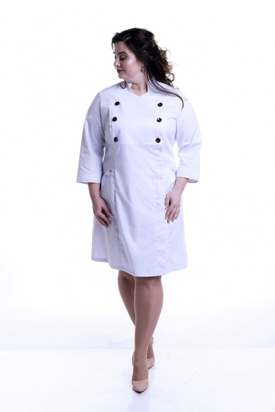 Халат женский «Италия», белый, 52