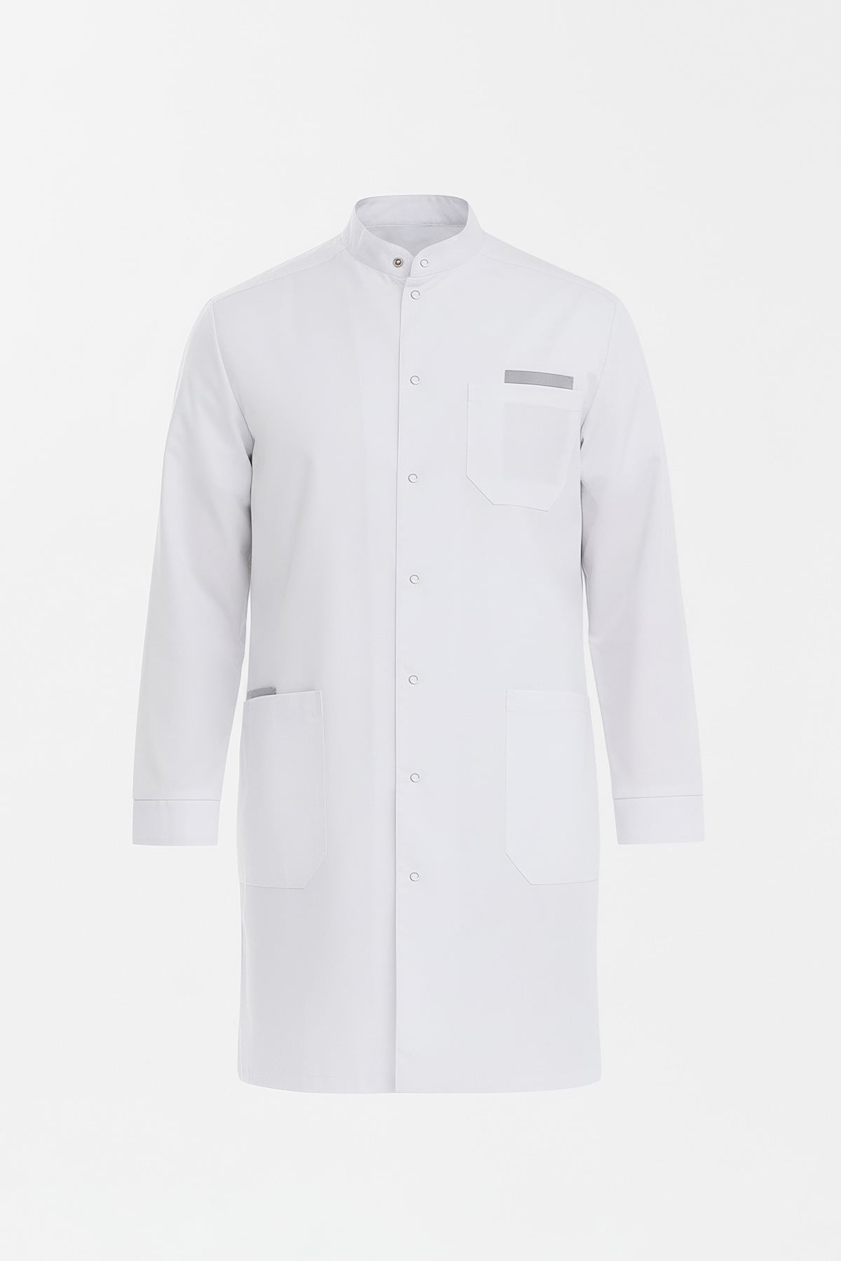 Халат мужской на кнопках Тезис TZ810, белый, 56