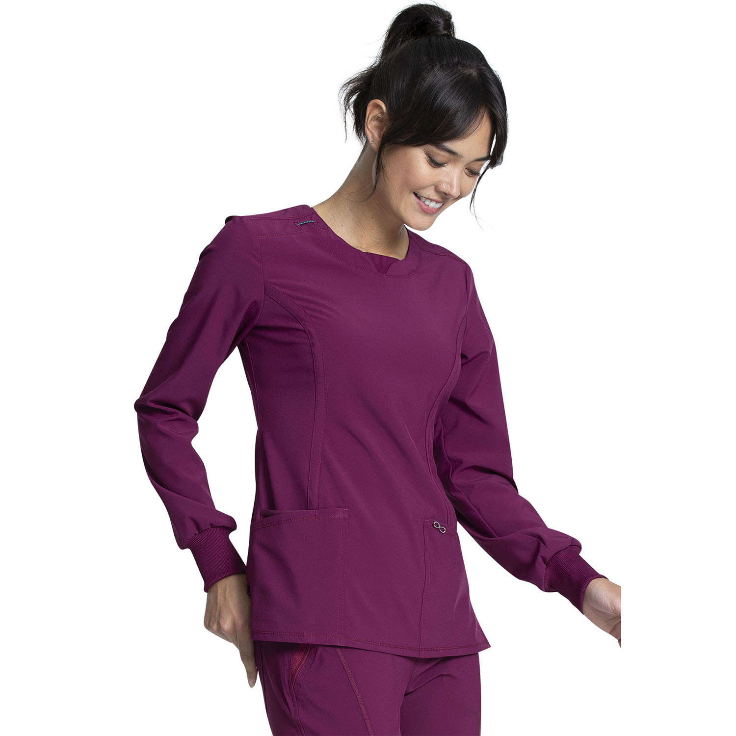 Топ женский Cherokee CK781A, винный, S