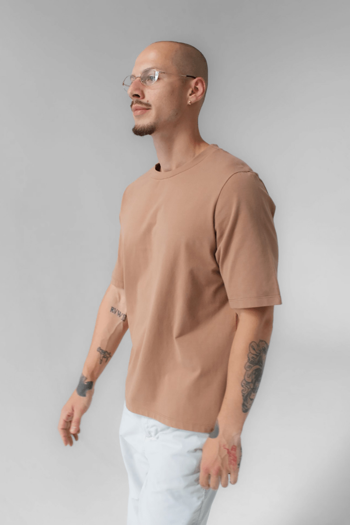 Футболка мужская Тезис, бежевый, 50-52