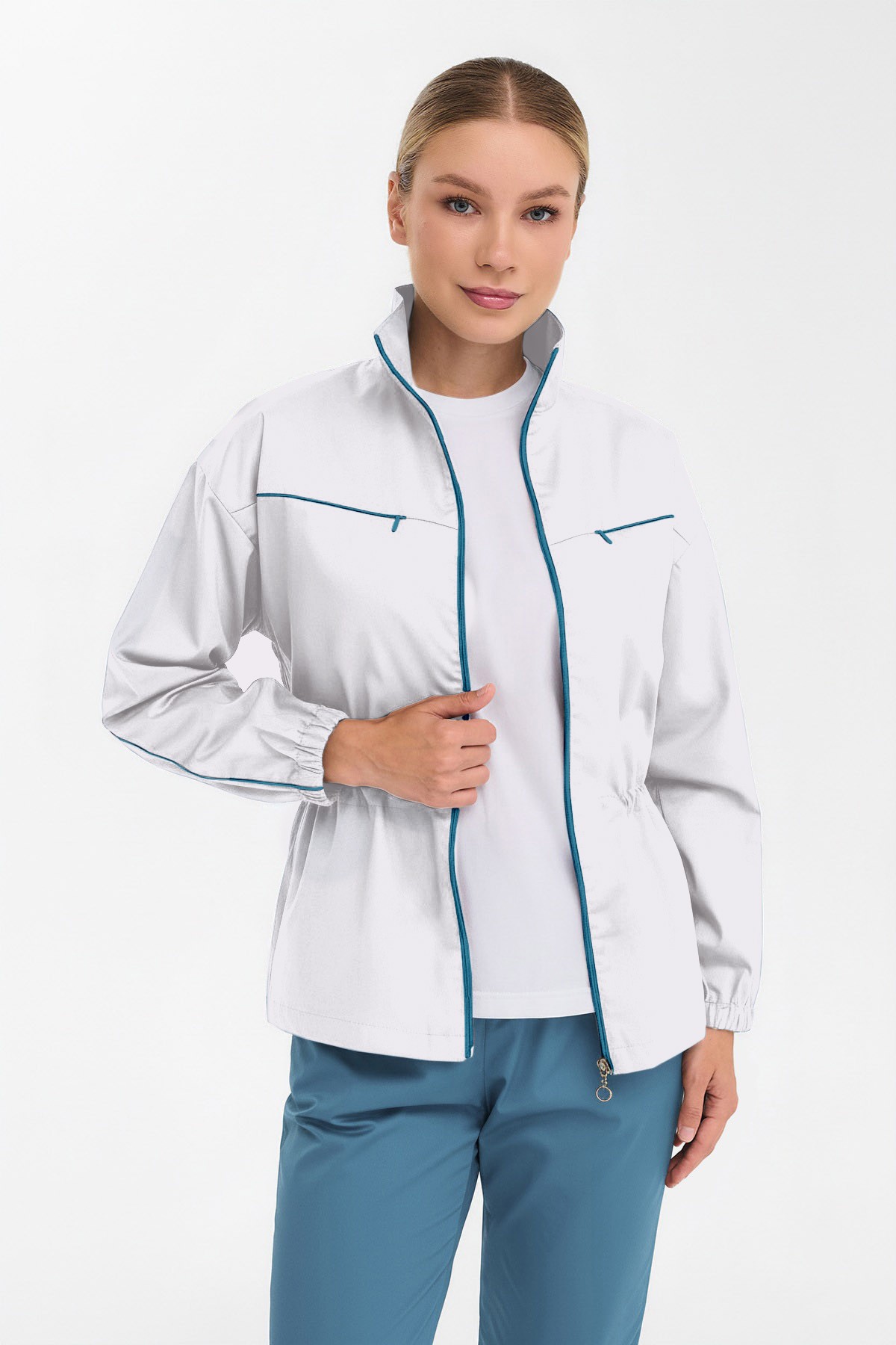 Куртка женская Тезис TZ339, velum, белый, 48