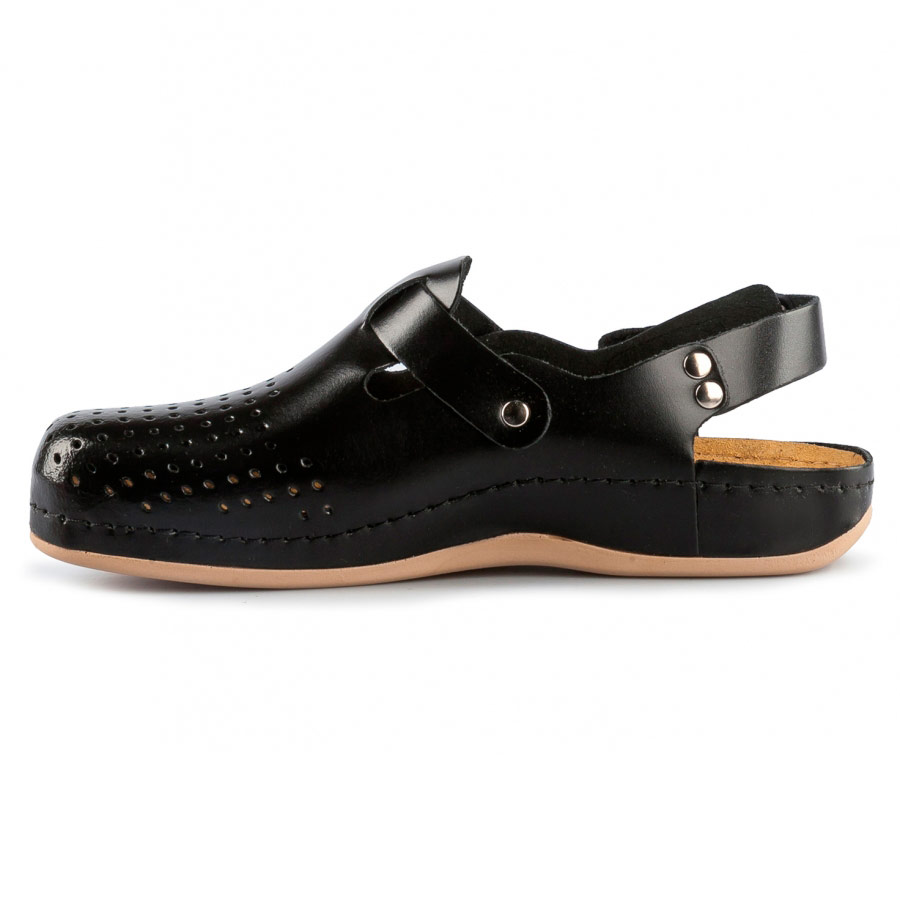 Тапочки-сабо Леон 701М, мужские, черный, 42