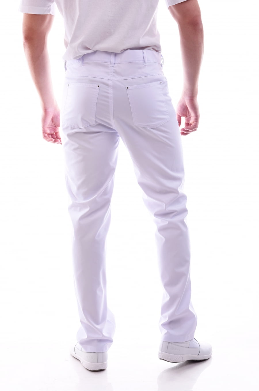 Джинсы мужские, белый, 50