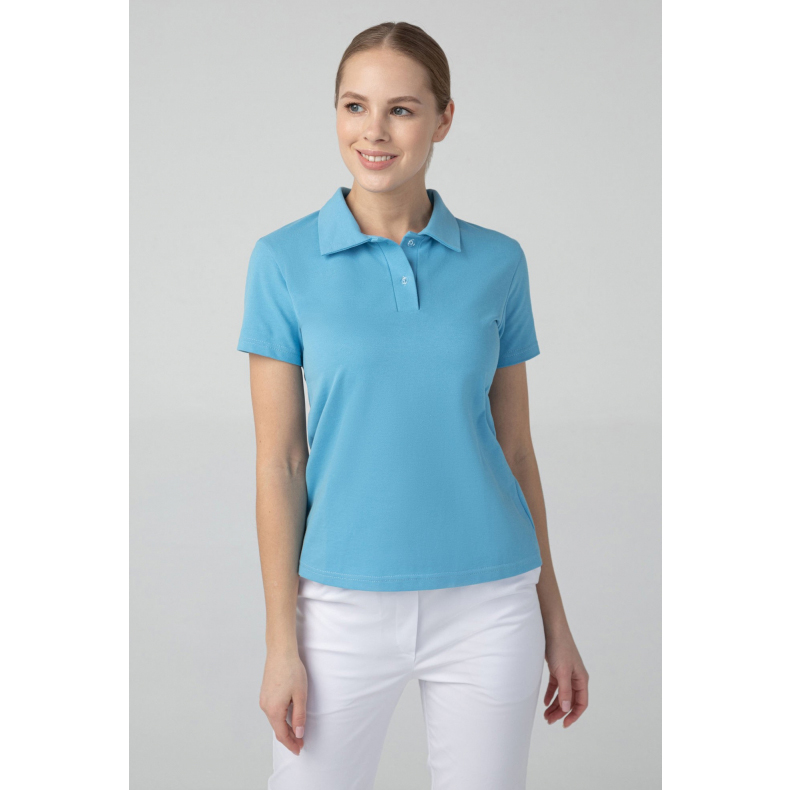 Поло женское, голубой, 48