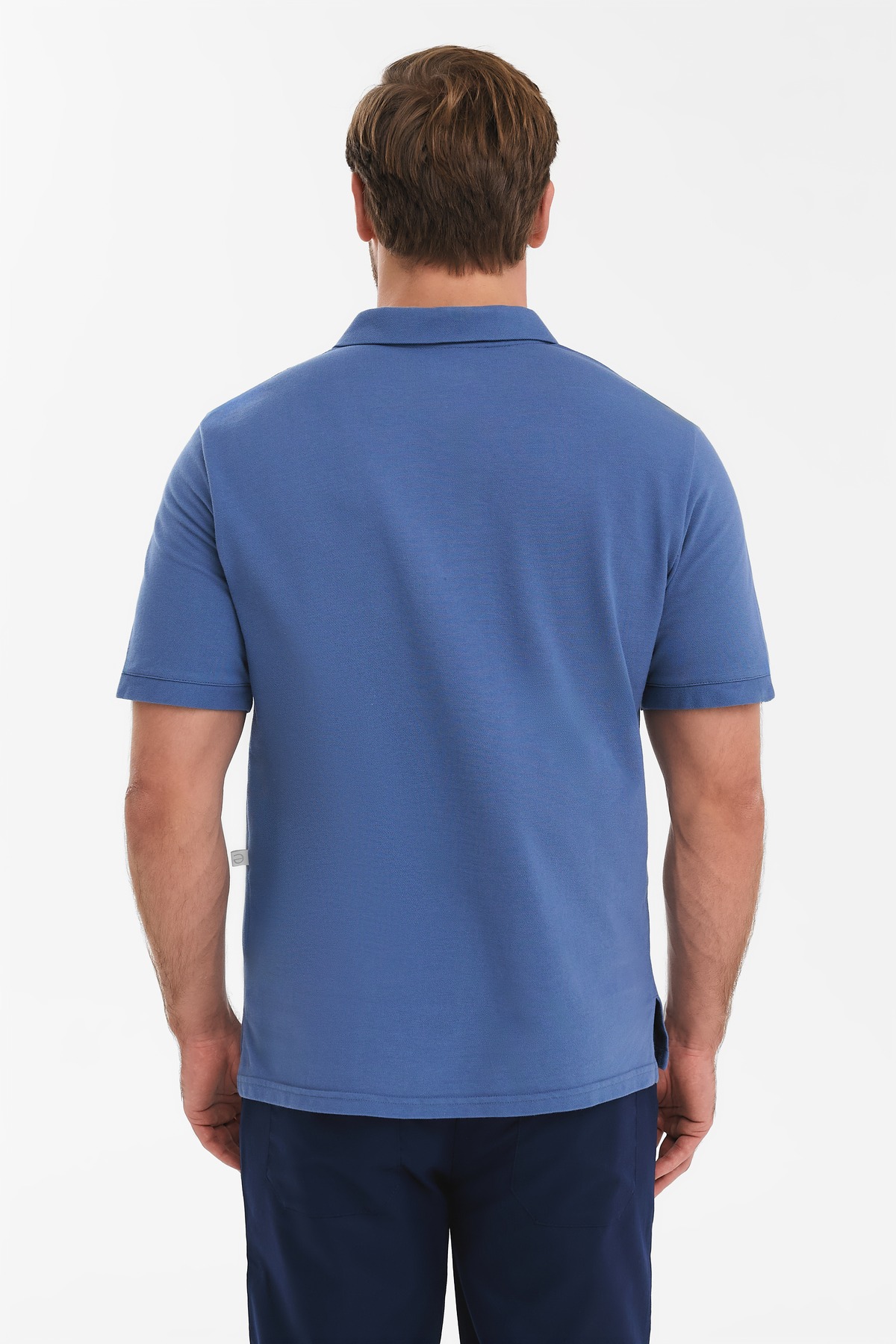 Поло мужское Тезис TZ550, серо-голубой, 48