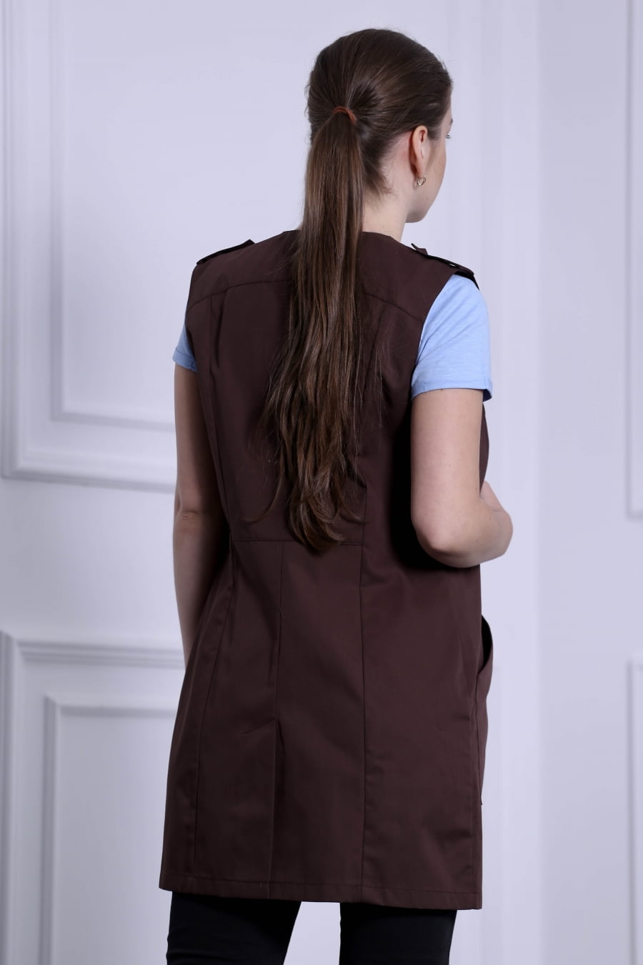 Блуза женская «Локон», шоколад, 54