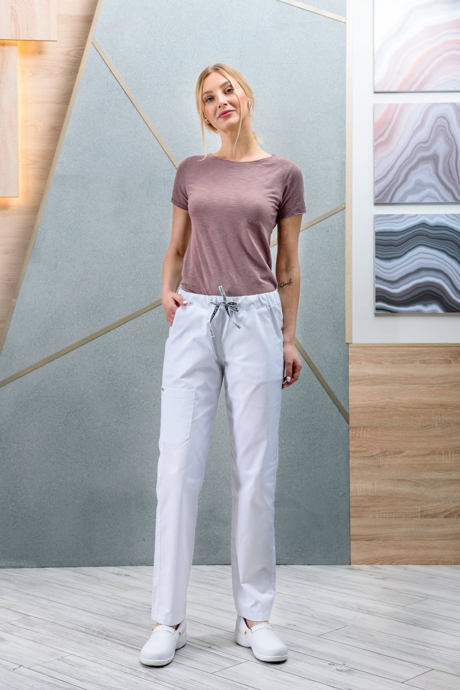 Брюки женские «Софт», белый, 48