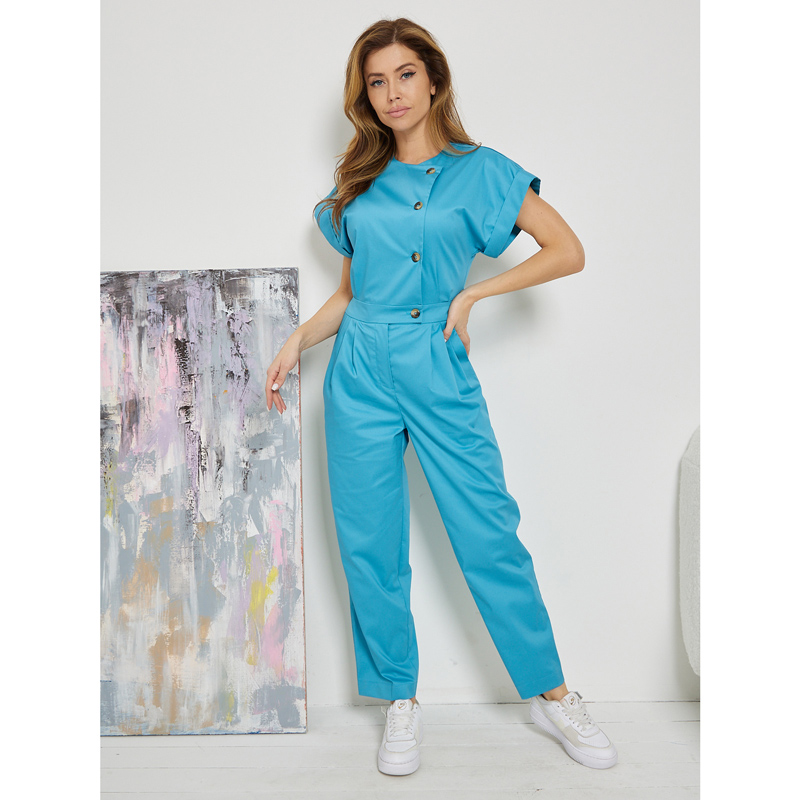 Комбинезон женский Dr. Nice «Beauty», серо-голубой, 46-48