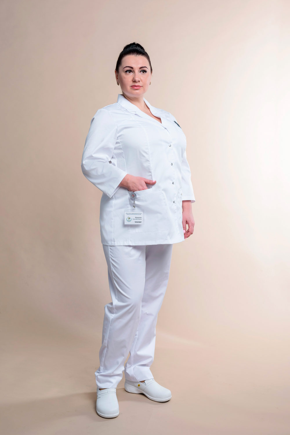 Блуза женская «Ева», белый, 44