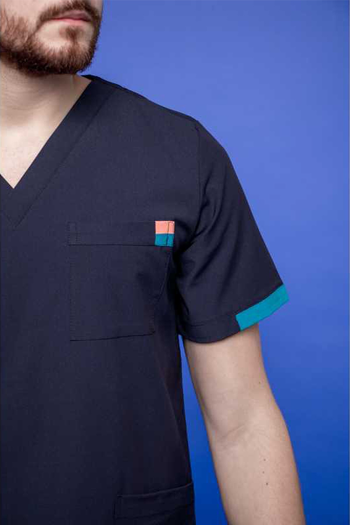 Туника мужская 258 Michigan, R156 тёмно-синий, 4XL