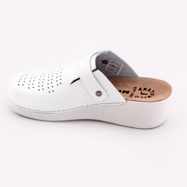 Сабо, MUBB Anatomico 180101, женские, белый, 39