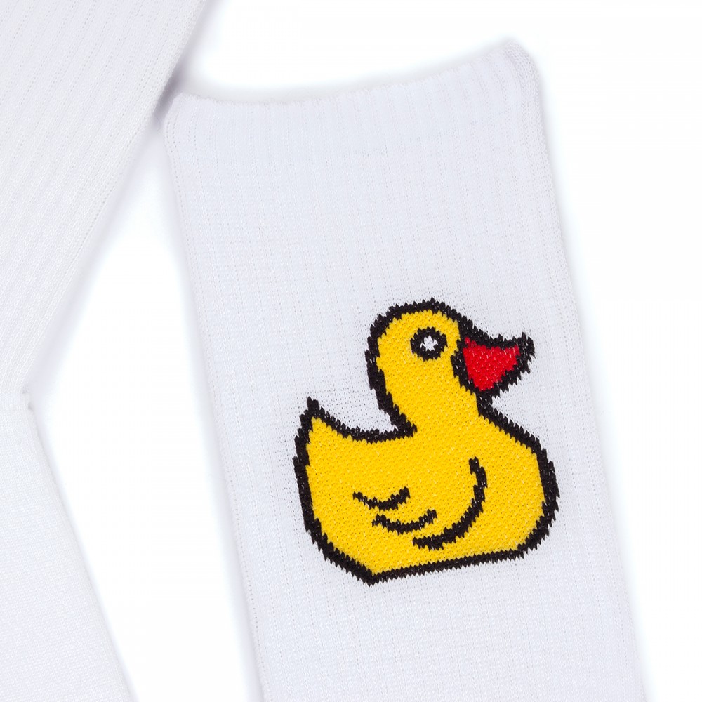 Носки женские, "Кря-Кря", белый, 36-40