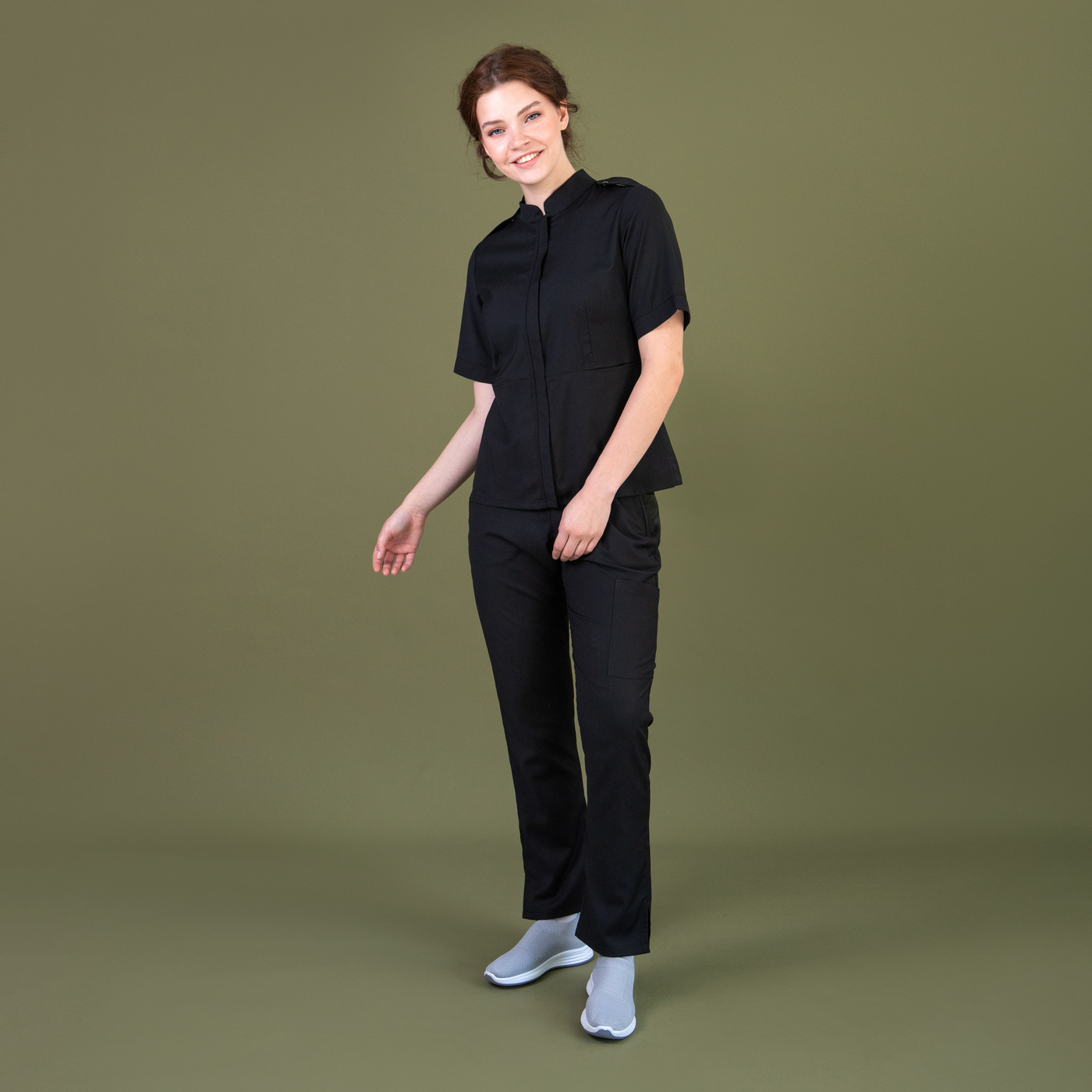 Брюки женские Тезис TZ310, черный, 42