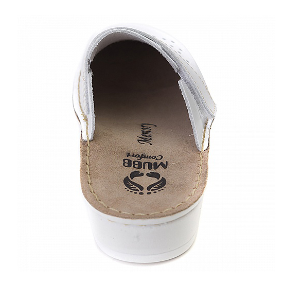 Сабо MUBB Comfort 160102, женские, белый, 42