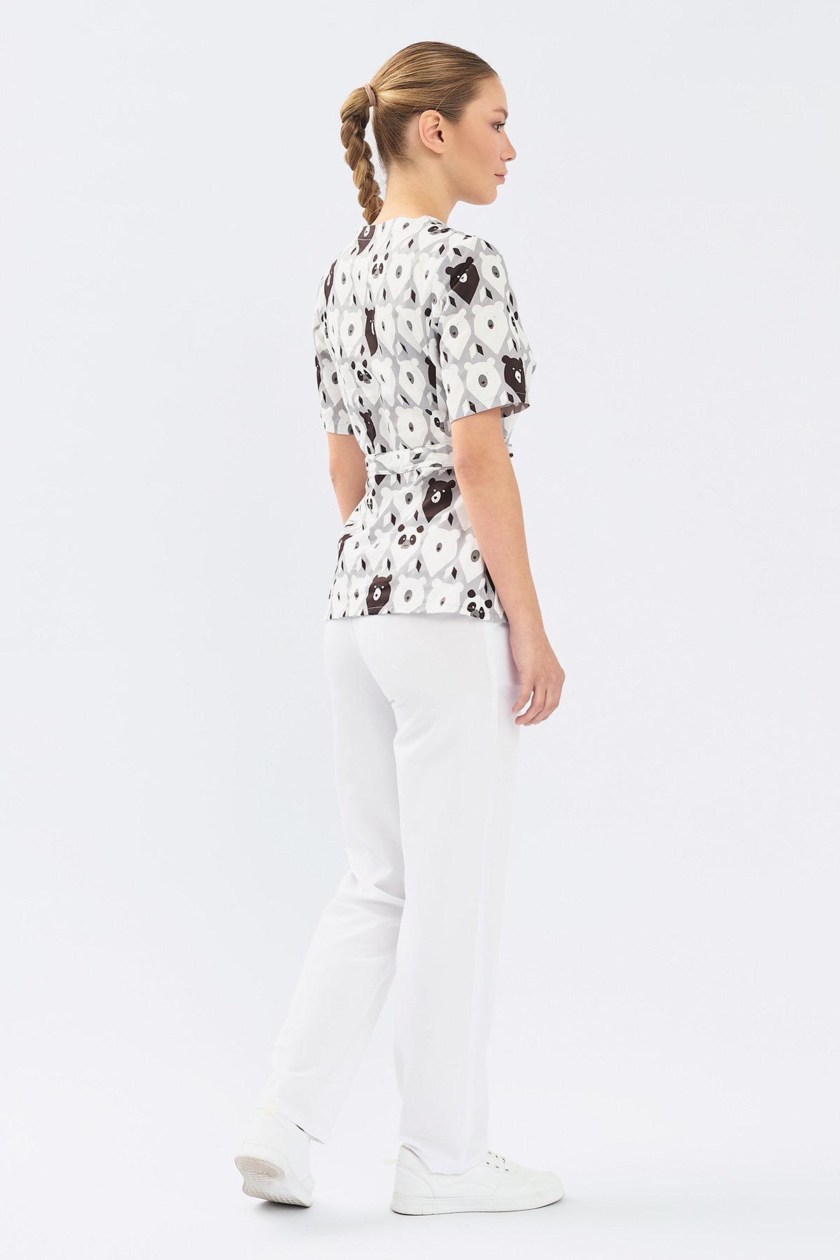 Туника женская Тезис TZ305, принт "Медведи", 52