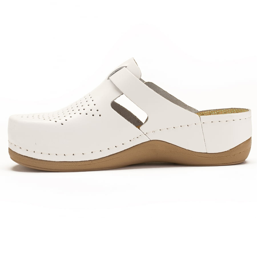 Тапочки-сабо Леон 950, женские, белые, 36