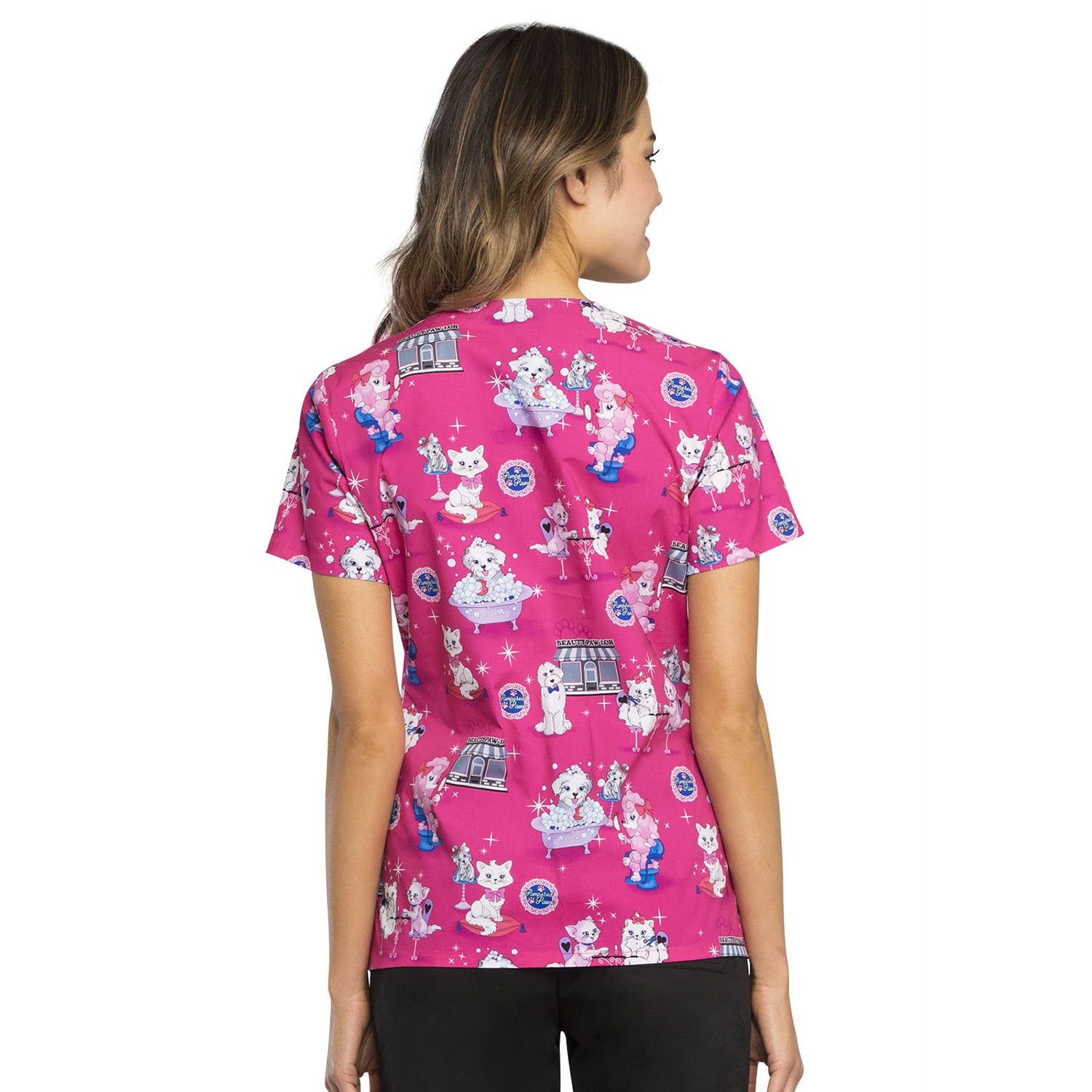 Топ женский Cherokee CK614, котики-собачки, S