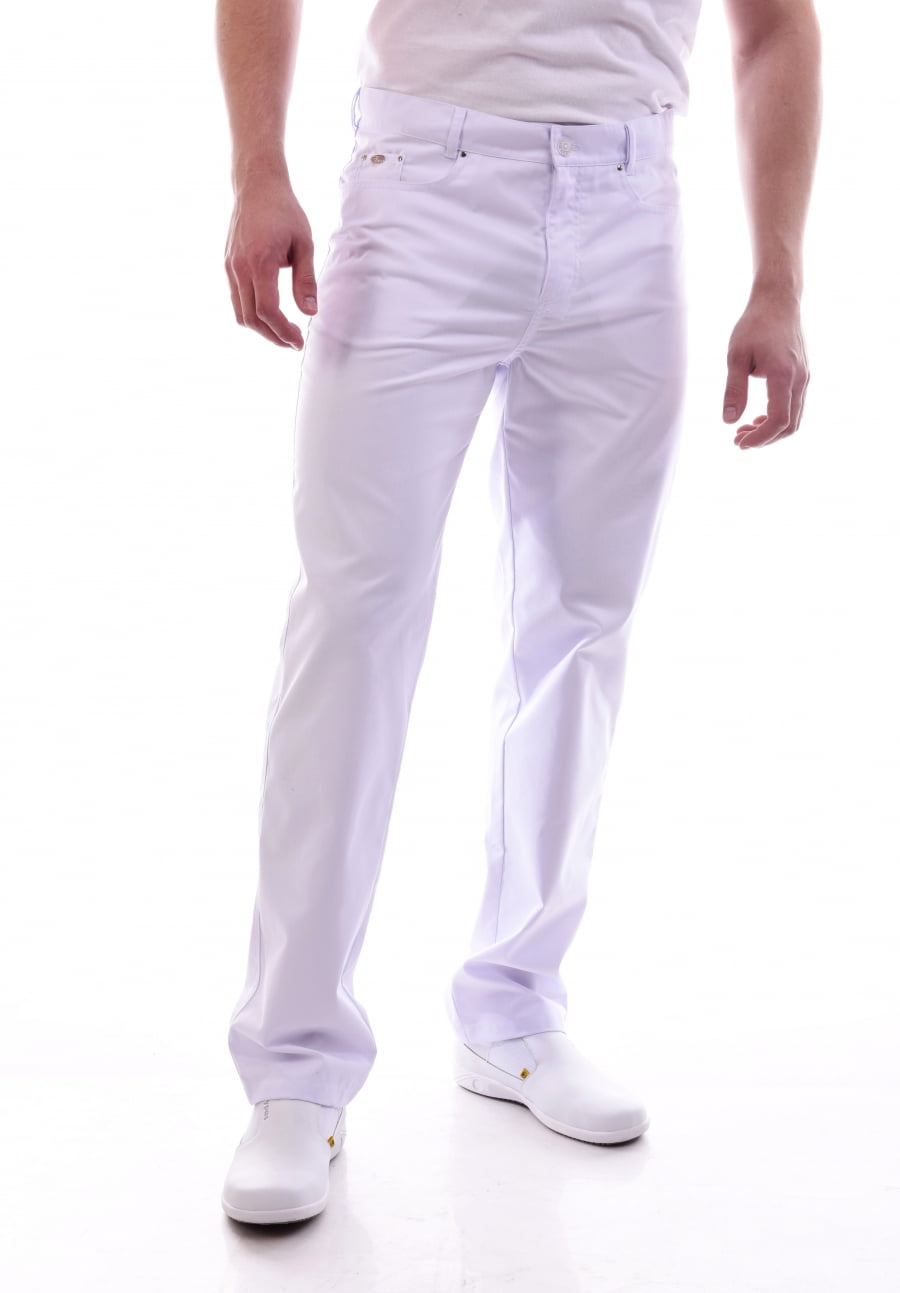 Джинсы мужские, белый, 50