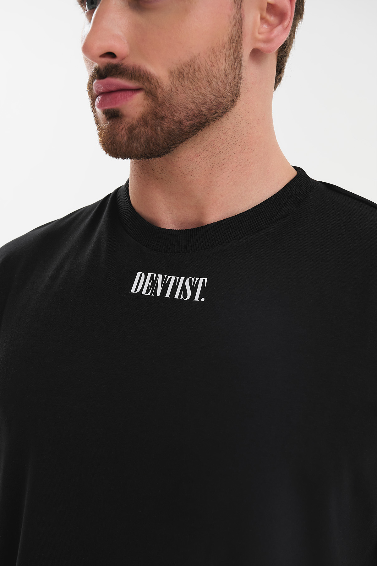 Футболка мужская Тезис TZ510, принт "DENTIST", черный, 50-52