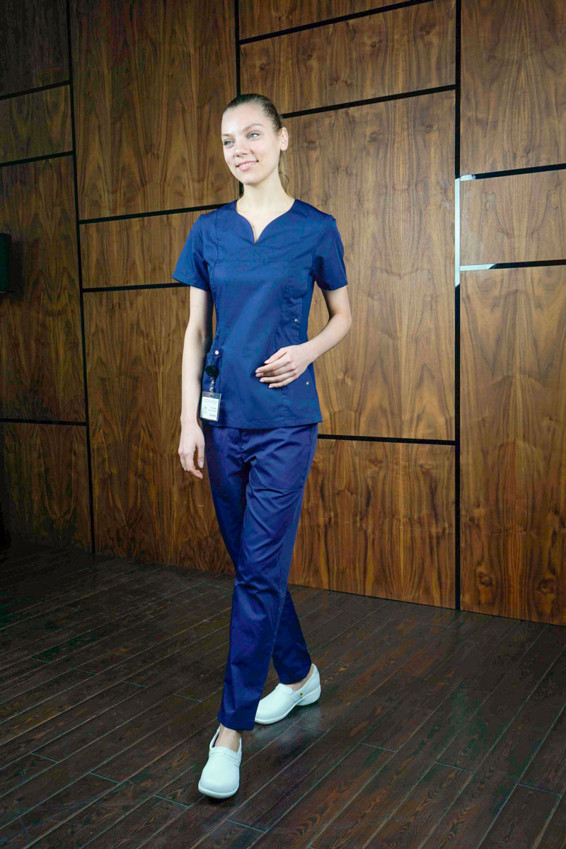 Блуза женская «Лапки», с трикотажной вставкой, 54