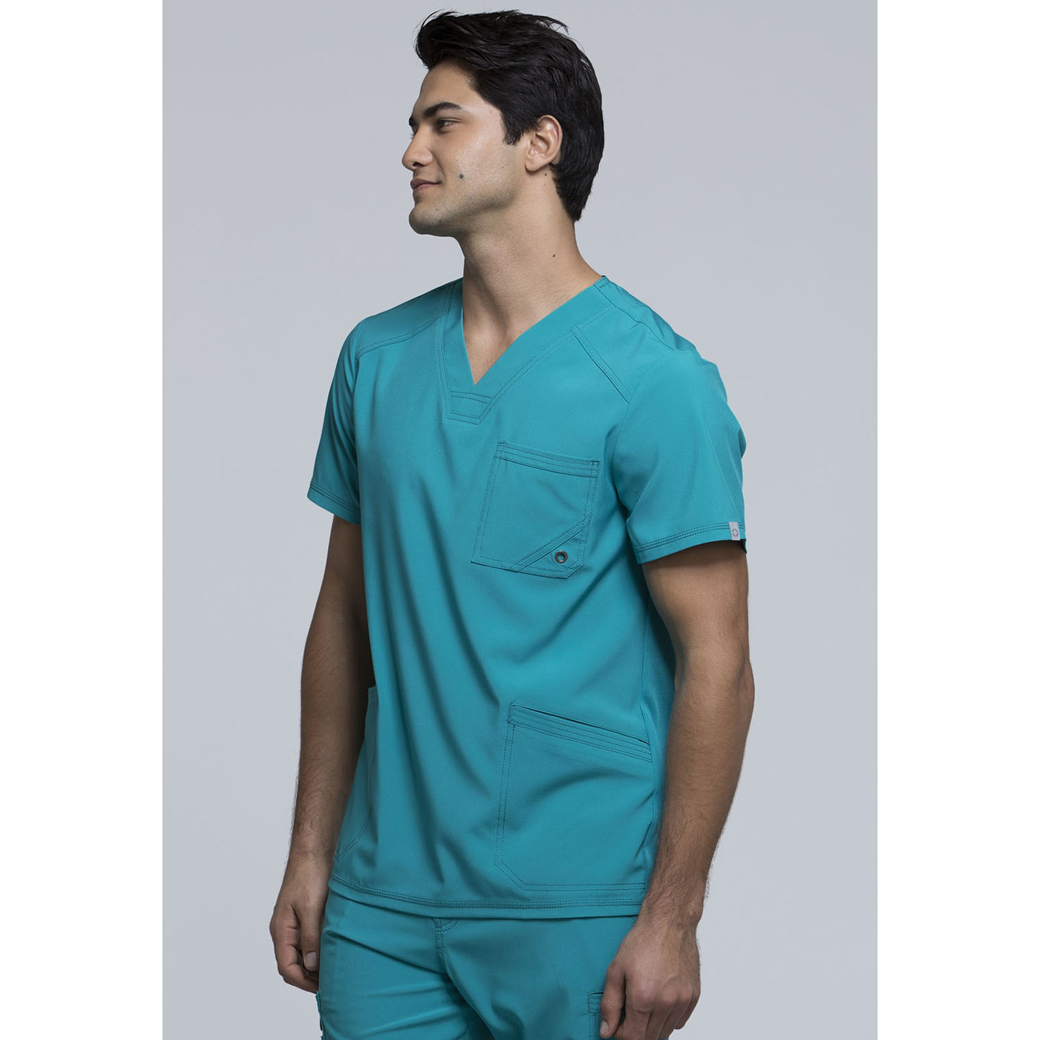 Топ мужской Cherokee CK900A, бирюзовый, S