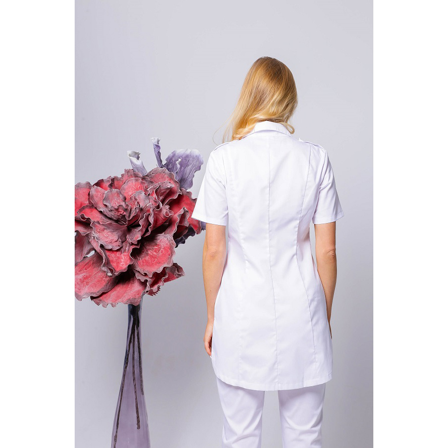 Блуза женская «Сафари», белая, 56