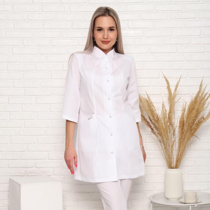 Халат женский 200ТСА, белый, 50