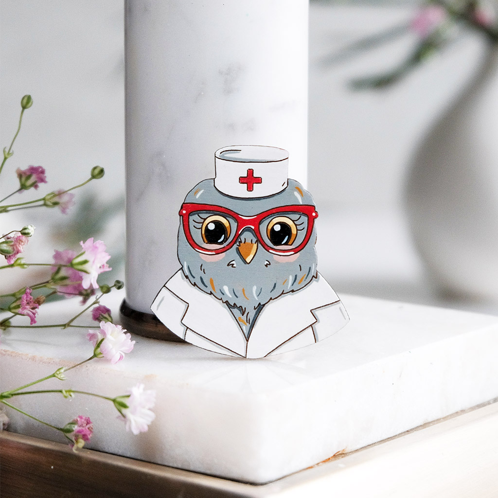 Значок "Совушка доктор"