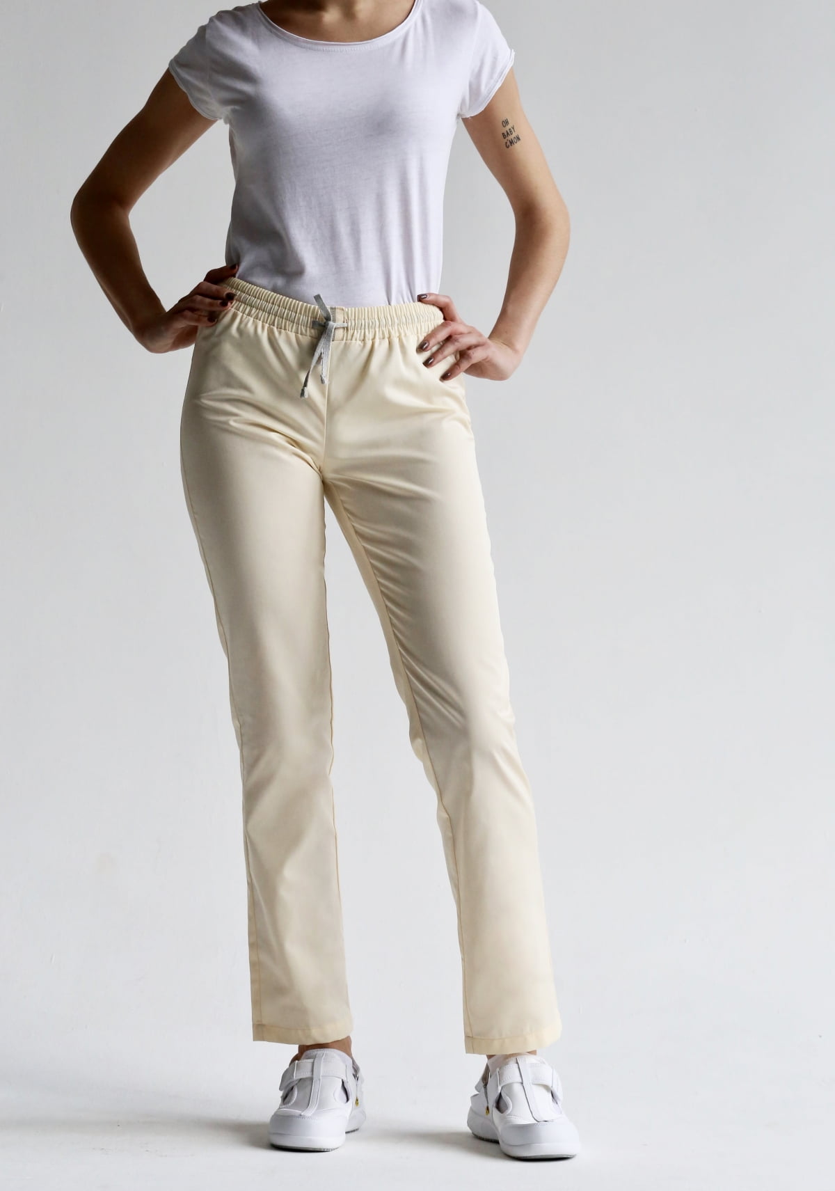 Брюки женские «Комфорт», крем, 46