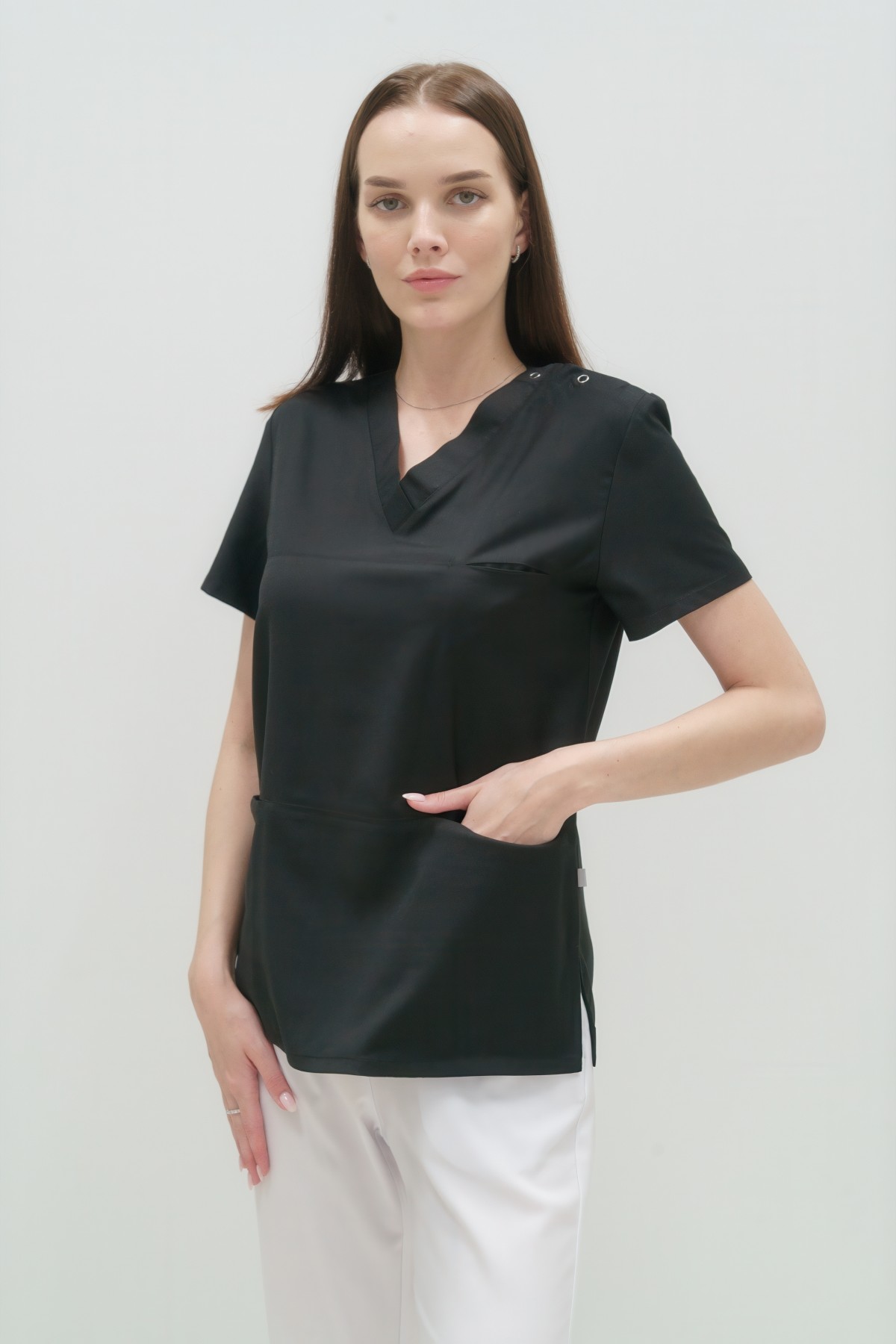 Туника женская Тезис TZ300, черный, 42