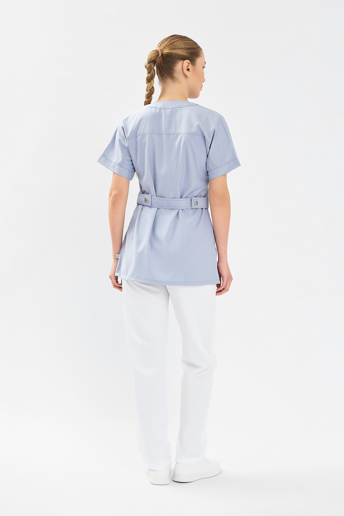 Рубашка женская Тезис TZ462, серый, 48