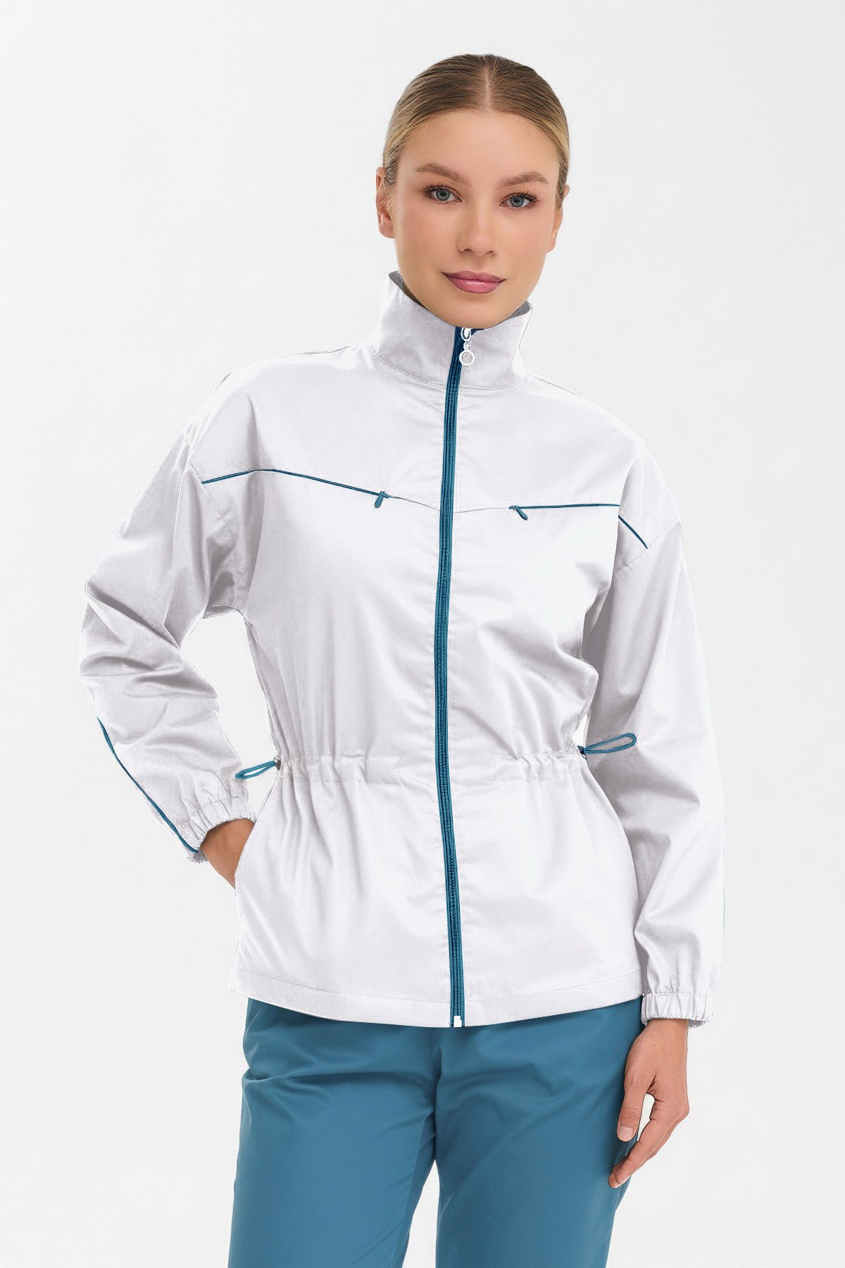 Куртка женская Тезис TZ339, velum, белый, 48