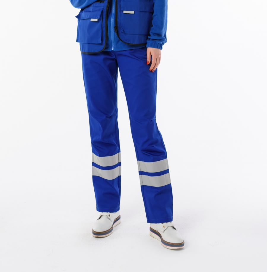 Брюки женские «Скорая Помощь», василек, 52-54