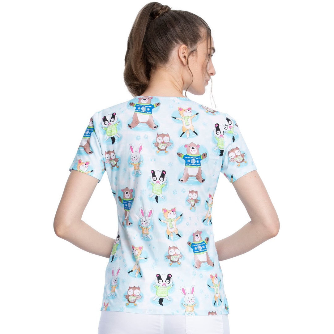 Топ женский Cherokee CK614, животные, XS