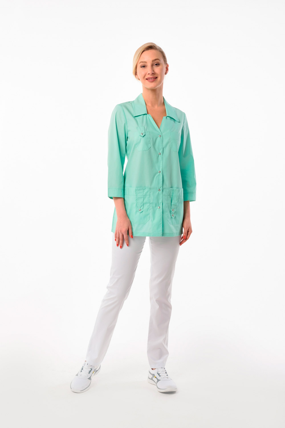 Блуза женская «Лайм», зеленый, 50