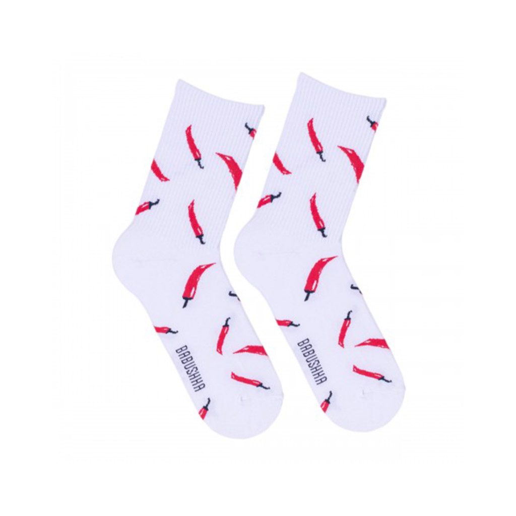 Носки мужские, "Перцы", белый, 41-45