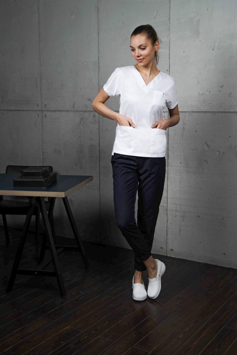 Блуза женская «Нюша», белый, 48